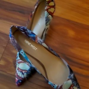 9 West Funky Pumps Size 10 1/2